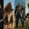 A Minecraft MMORPG server scene with persistent quests, classes, and a connected world